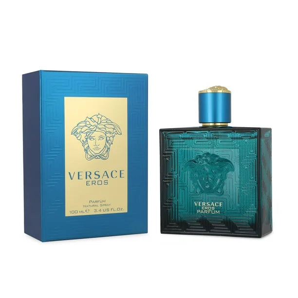 VERSACE EROS PARFUM TESTER CAJA CAFE EDP 100ML