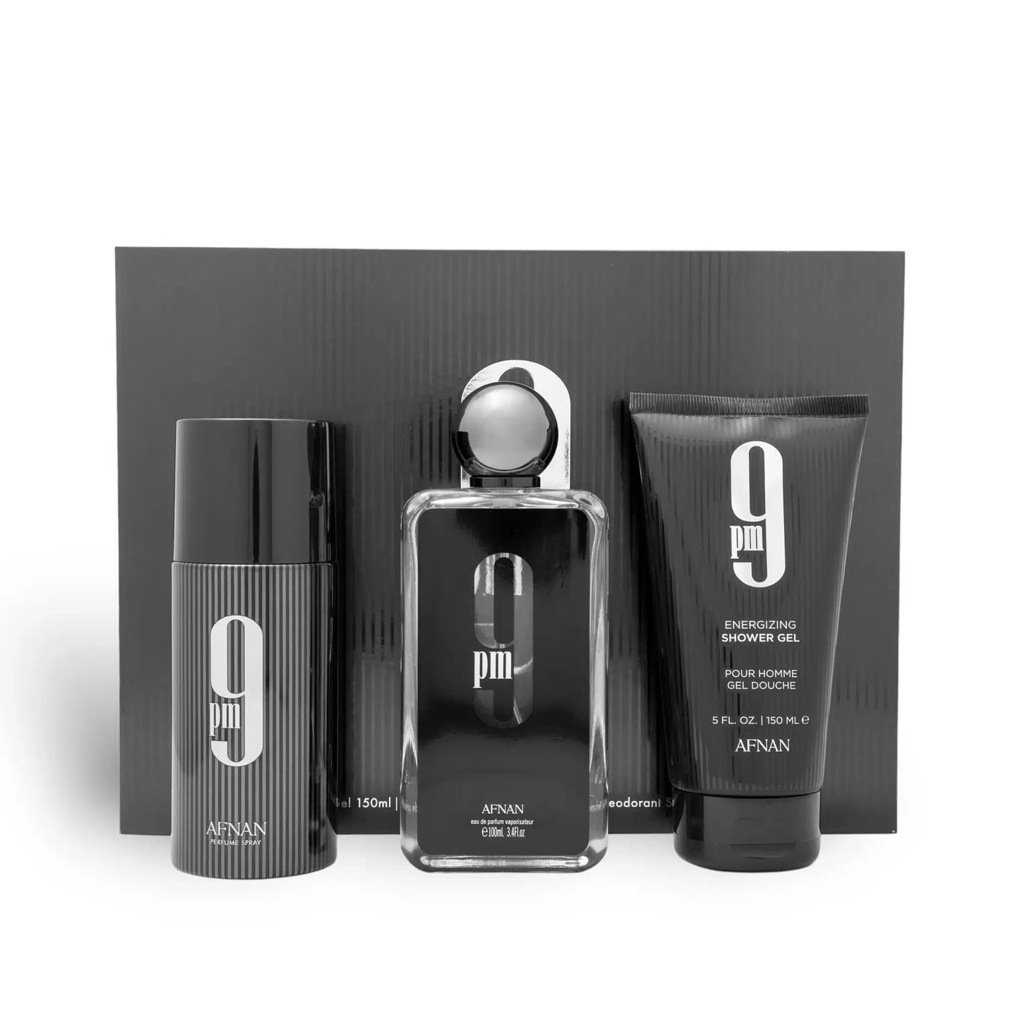 AFNAN 9PM SET 100ML +S/G NL 3.4 + 5.0 BODYMIST
