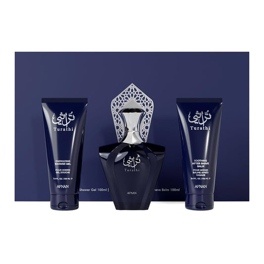 AFNAN THURATI BLUE SET 100ML + SHOWER GEL+ AFTER SHACE