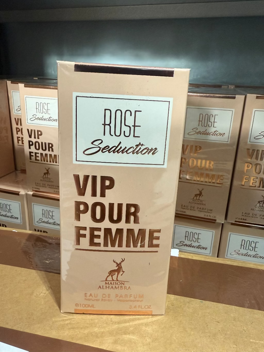 MAISON ALHABMRA ROSE SEDUCTION VIP BY FEMME EDP 100ML