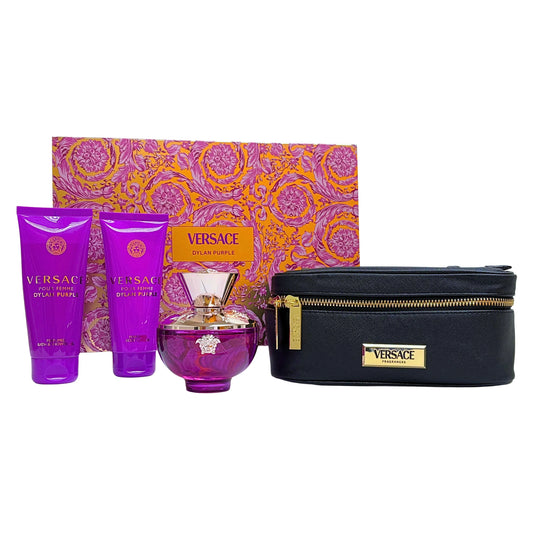 VERSACE DYLAN PURPLE SET 100ML+B/L+S.G+ BOLSA
