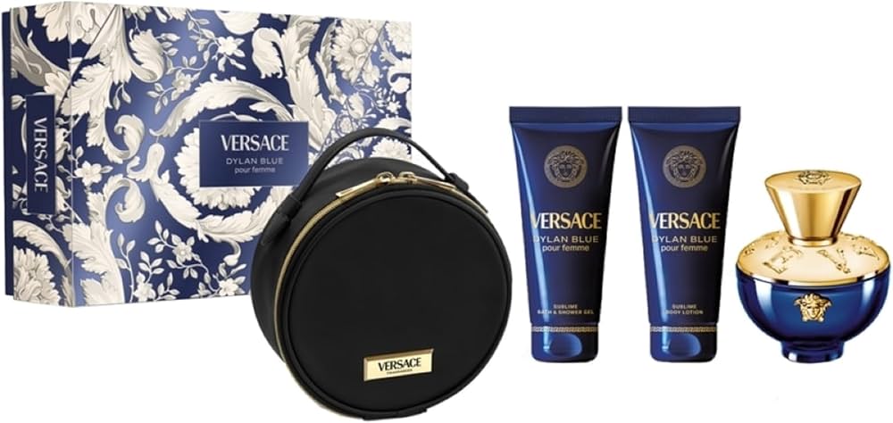 VERSACE DYLAN BLUE WOMAN 100ML+BL+SG+BOLSA