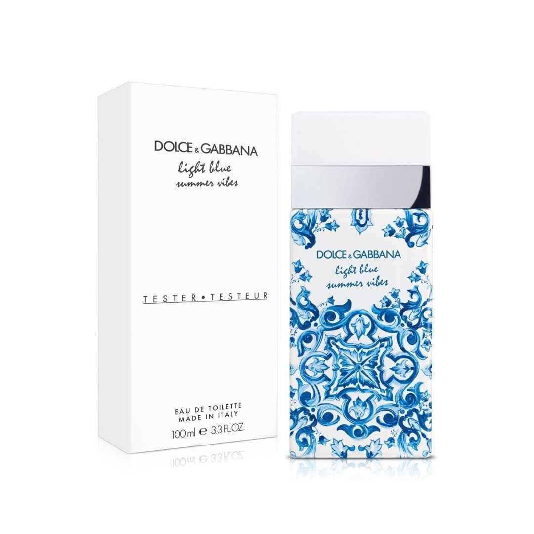 D&G LIGHT BLUE SUMMER VIBES 100 ML TESTER WOMAN